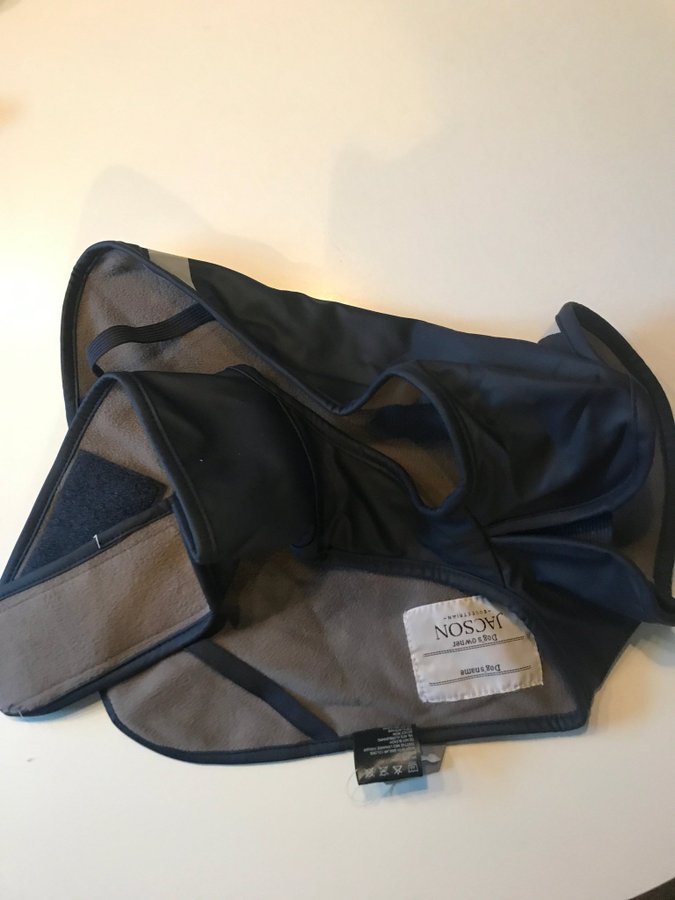 Jackson Equestrian mörkblå hundjacka, storlek 20cm