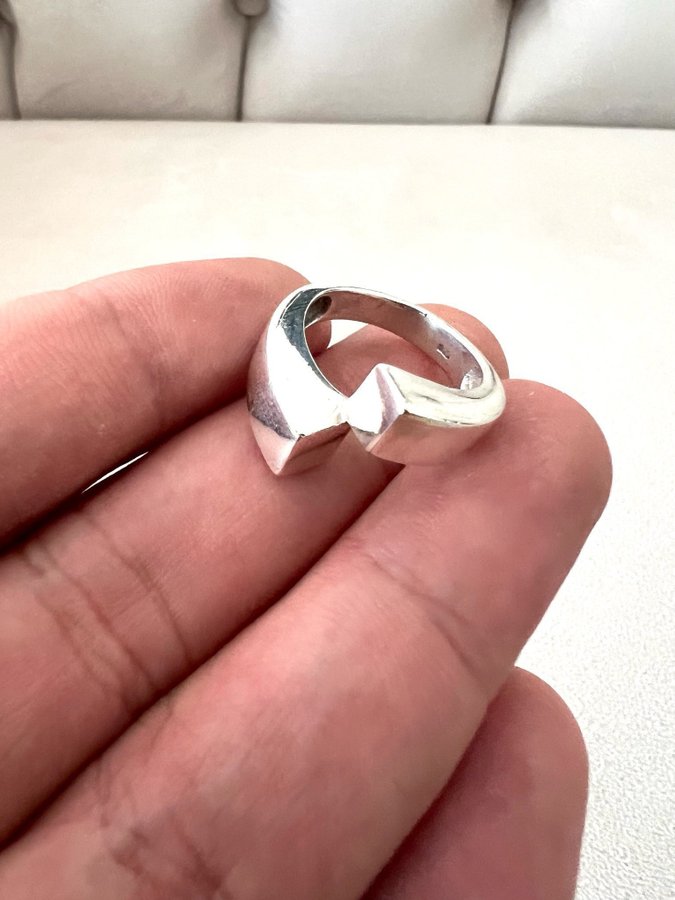 Ring i silver 925 - 59 gram - 17 mm