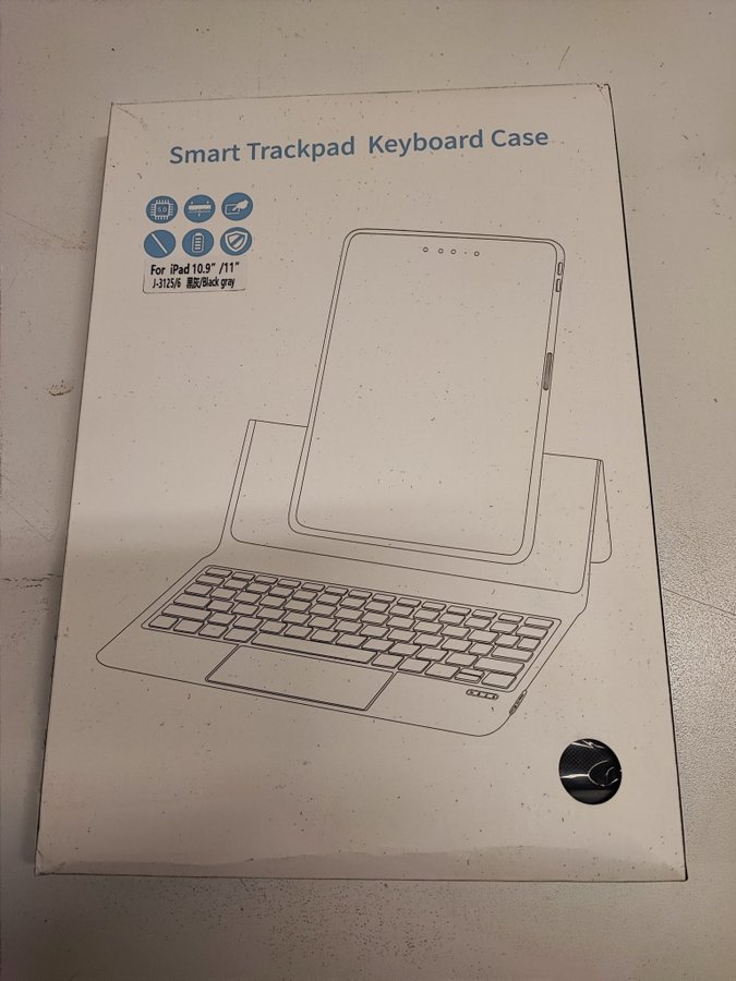 Smart Trackpad Keyboard Case för iPad 10.9