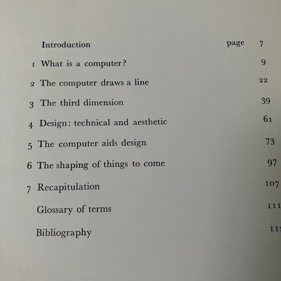 Bok om datorgrafik 1973:The computer in design av Anthony Hyman