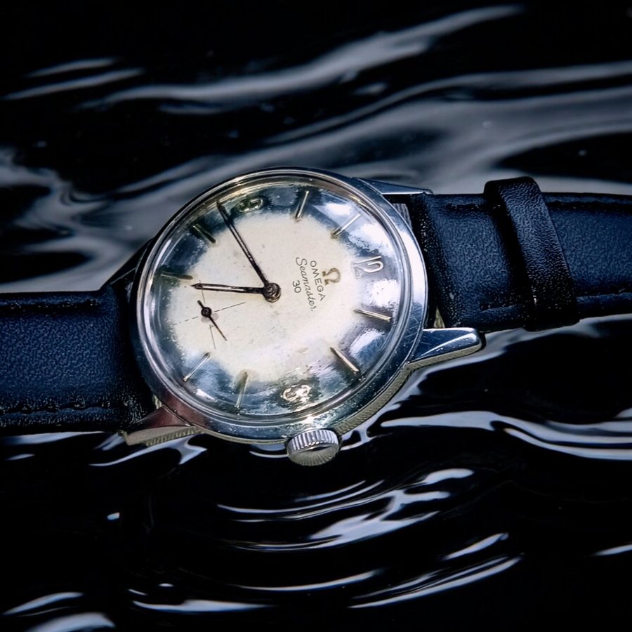 Vintage Rise of the Shadow Omega Seamaster Herrklocka 60 talet