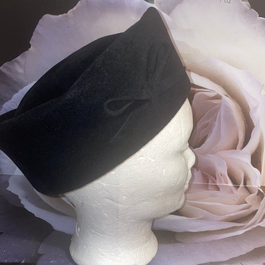 Retro Vintage svart hatt