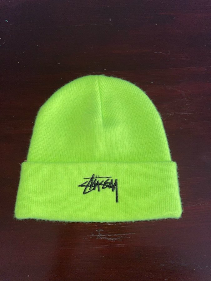 Stussy ljusgrön beanie