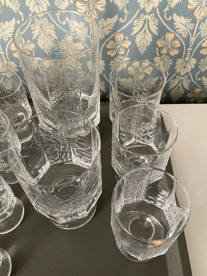 16 glas KALINKA från iittala, Timo Sarpaneva