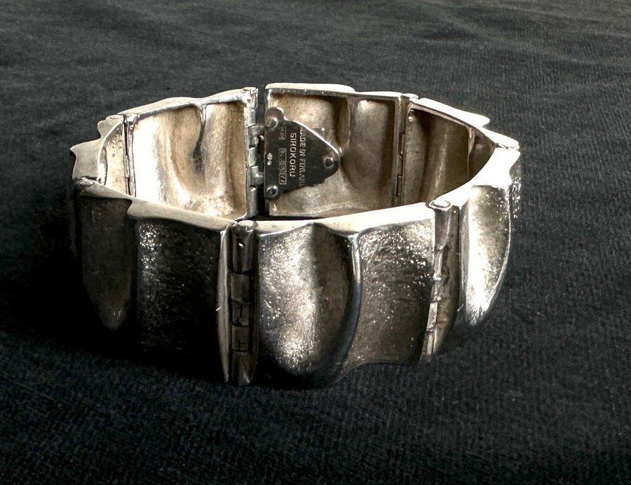 SIROKORU Bracelet, Matti J. Hyvarinen silver 925, Made In Finland