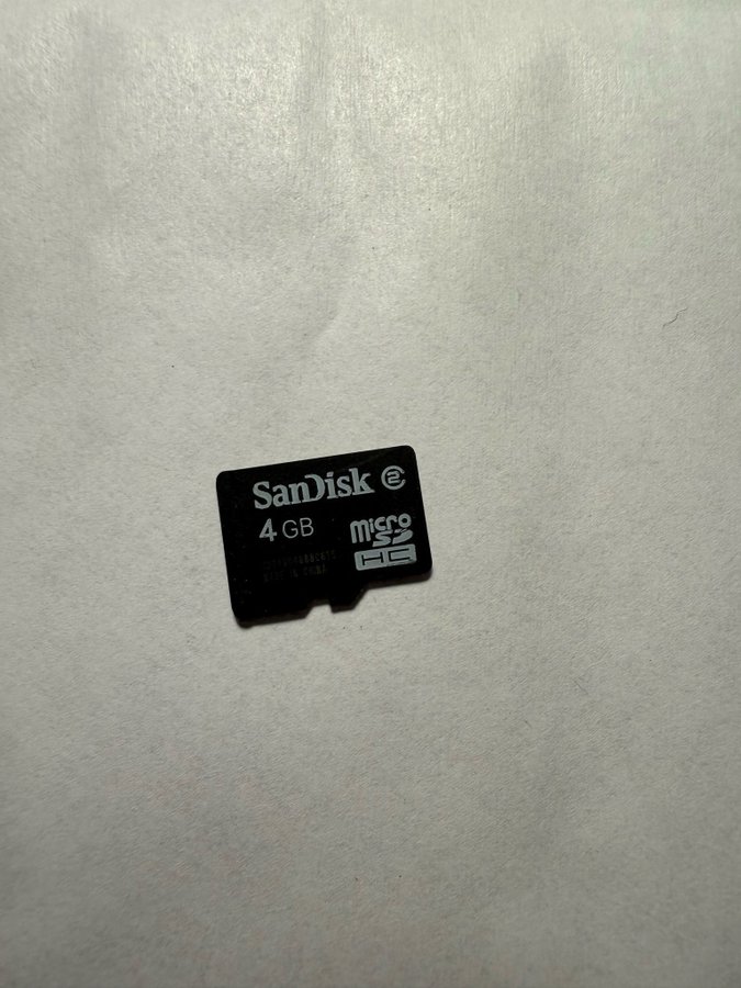 Sandisk Micro SD-kort 4GB