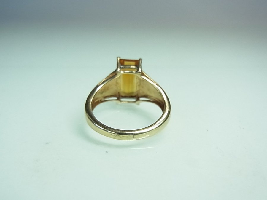 DESIGNER CITRIN RING