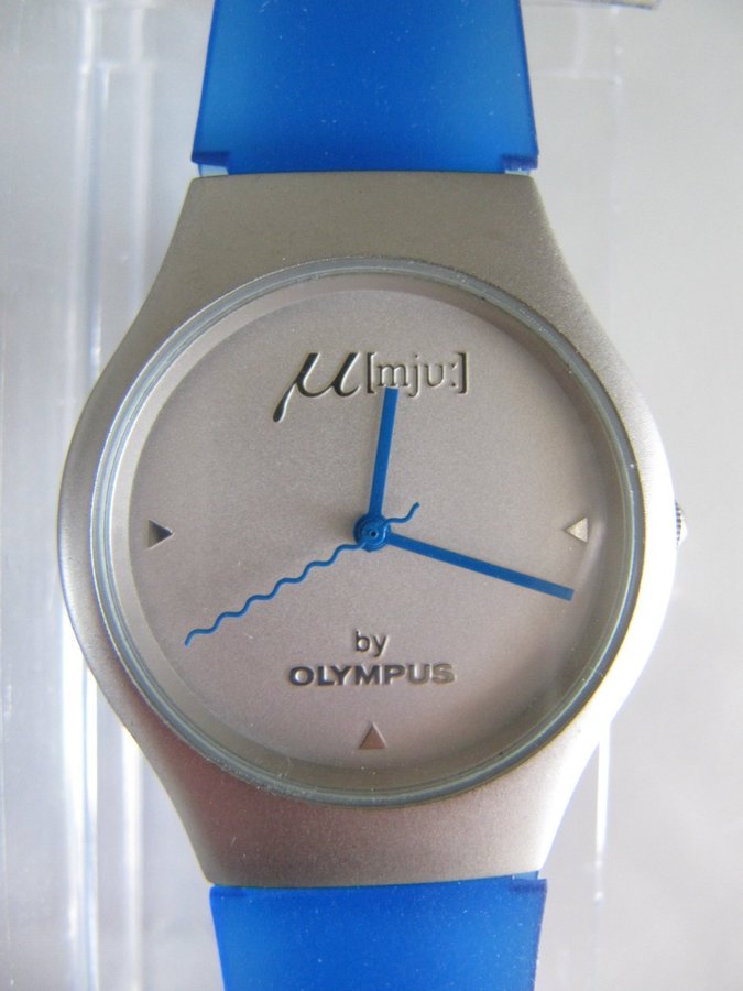 Olympus Klocka med Blått Armband