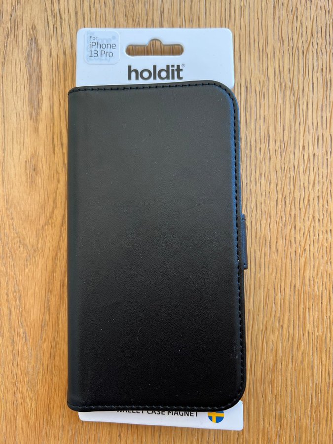 Plånboksfodral Magnet Svart Holdit IPhone 13 Pro