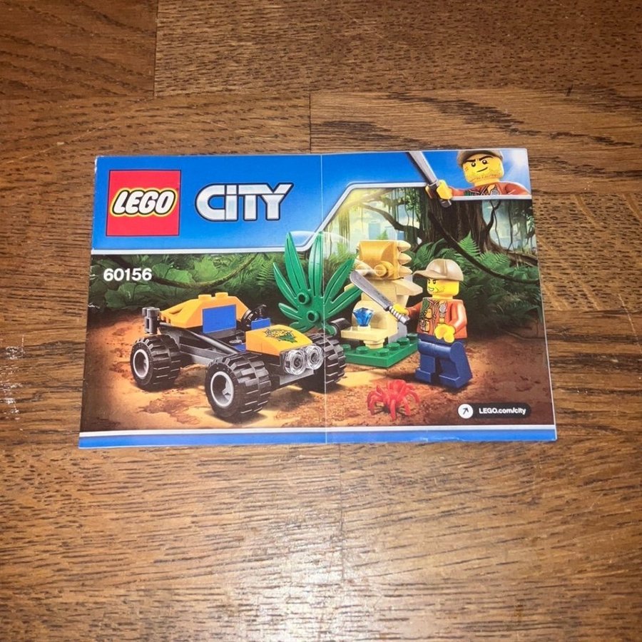 LEGO City 60156 - Safaribil med figur - endast Byggmanual