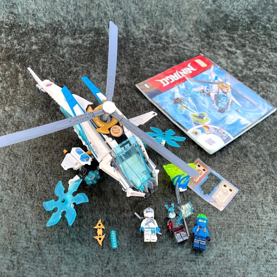 70673-1-Shuricopter (2019) Ninjago Secrets of the Forbidden Spinjitzu - Komplett