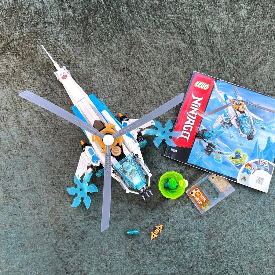 70673-1-Shuricopter (2019) Ninjago Secrets of the Forbidden Spinjitzu - Komplett