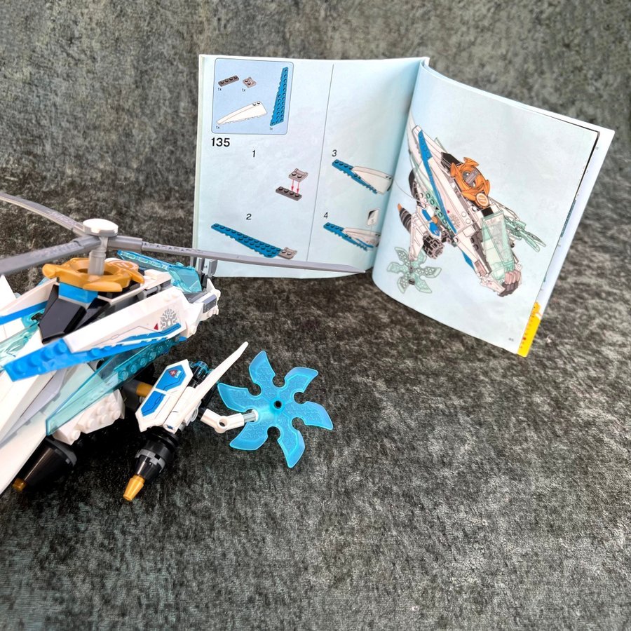 70673-1-Shuricopter (2019) Ninjago Secrets of the Forbidden Spinjitzu - Komplett