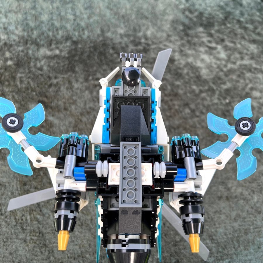 70673-1-Shuricopter (2019) Ninjago Secrets of the Forbidden Spinjitzu - Komplett