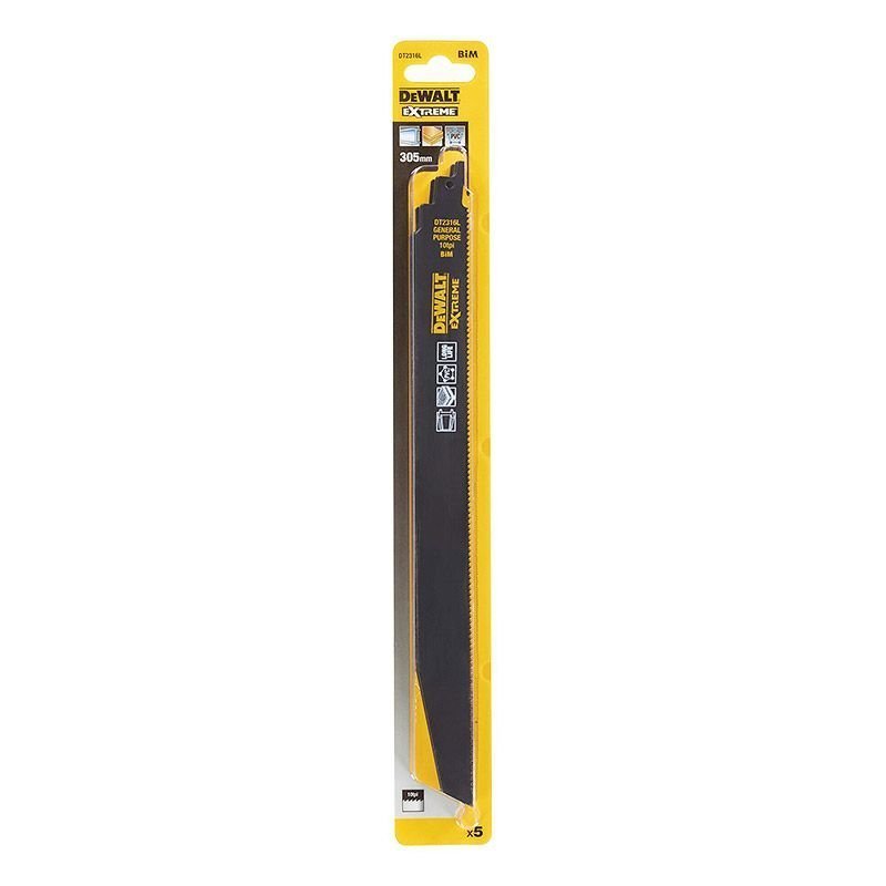 TIGERSÅGBLAD DEWALT EXTREME DT2316L-QZ 10TPI 305MM 5ST