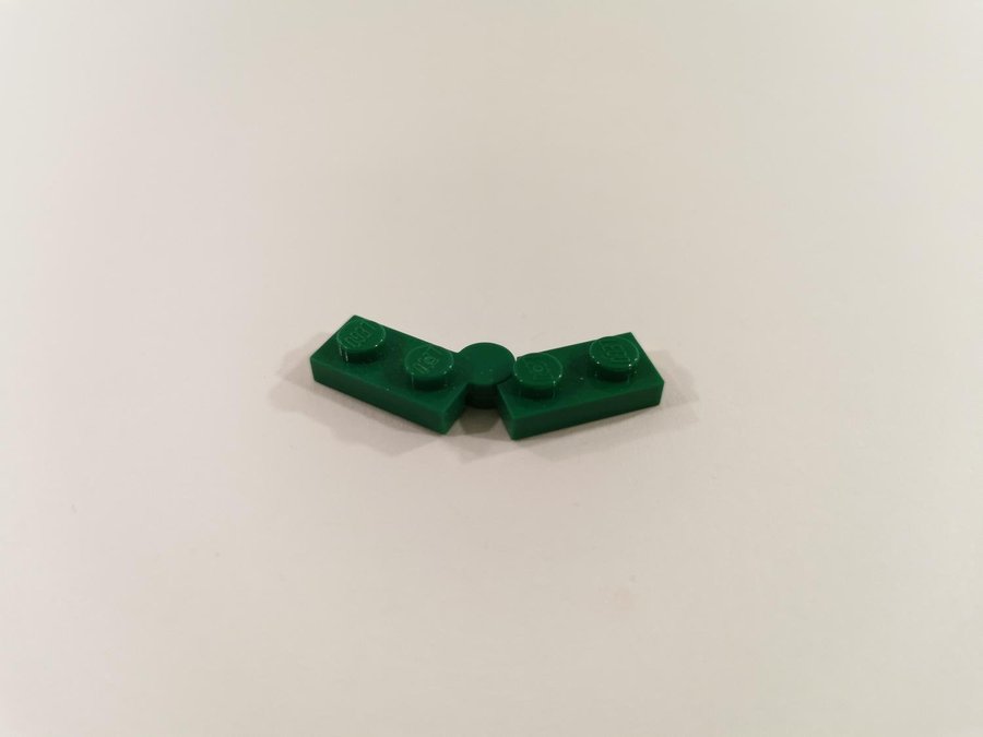 Lego - hörn - gångjärn - hinge - plate - part 2429 / 2430 - grön