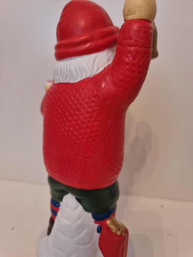 Gammal stor Tomte/Jultomte Figur i keramik. Nyskick