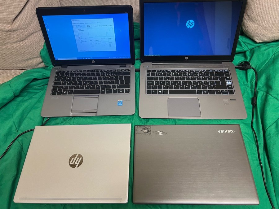 4 Stycken Dator Reservdellar HP och Toshiba