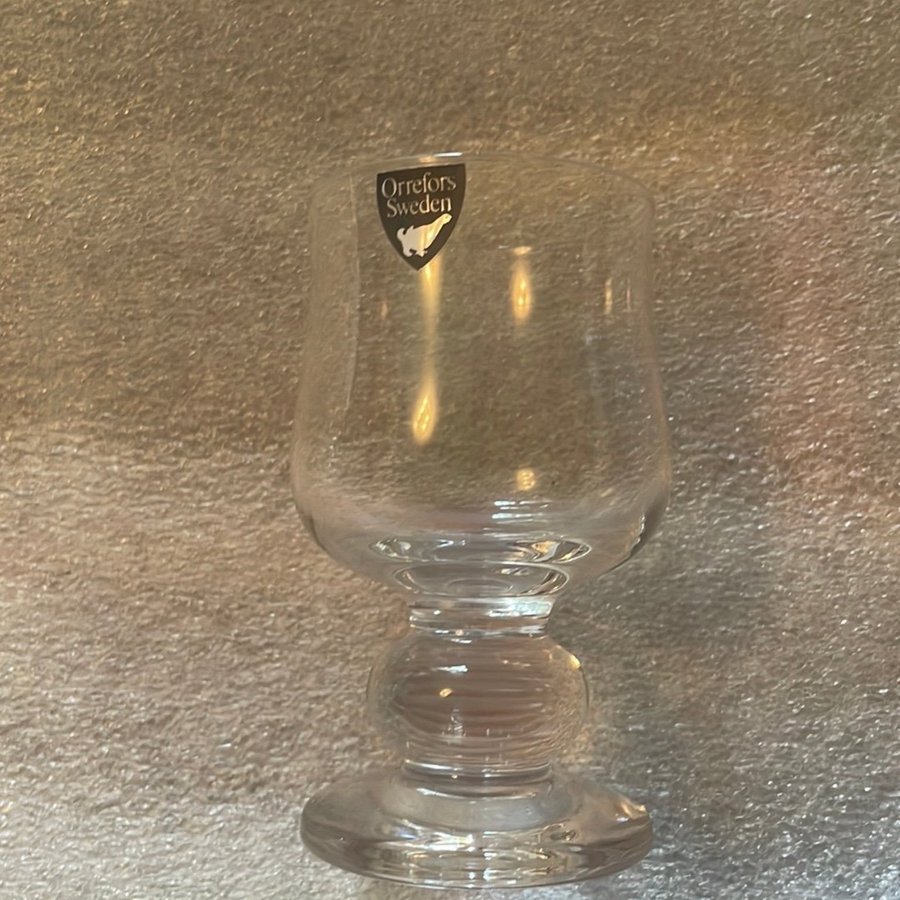 Orrefors glas, 6 st likör / sherryglas enligt bilder