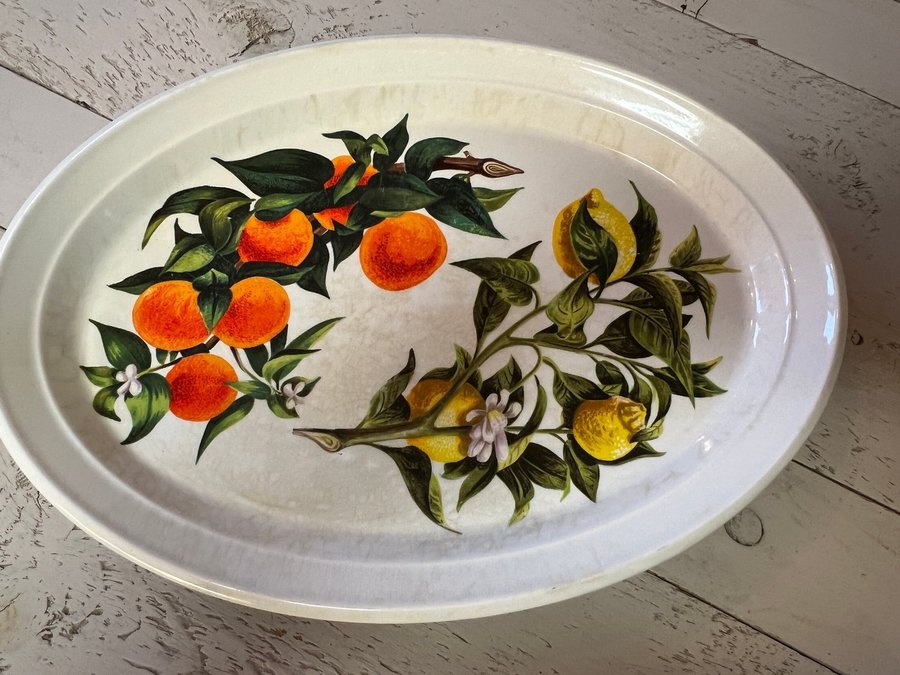 Oranges and lemons Portmeirion serverings fat