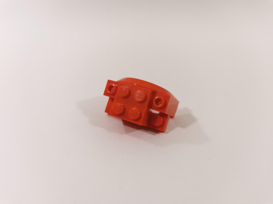 Lego - hjulhus - 4x2 - part 18974 - röd