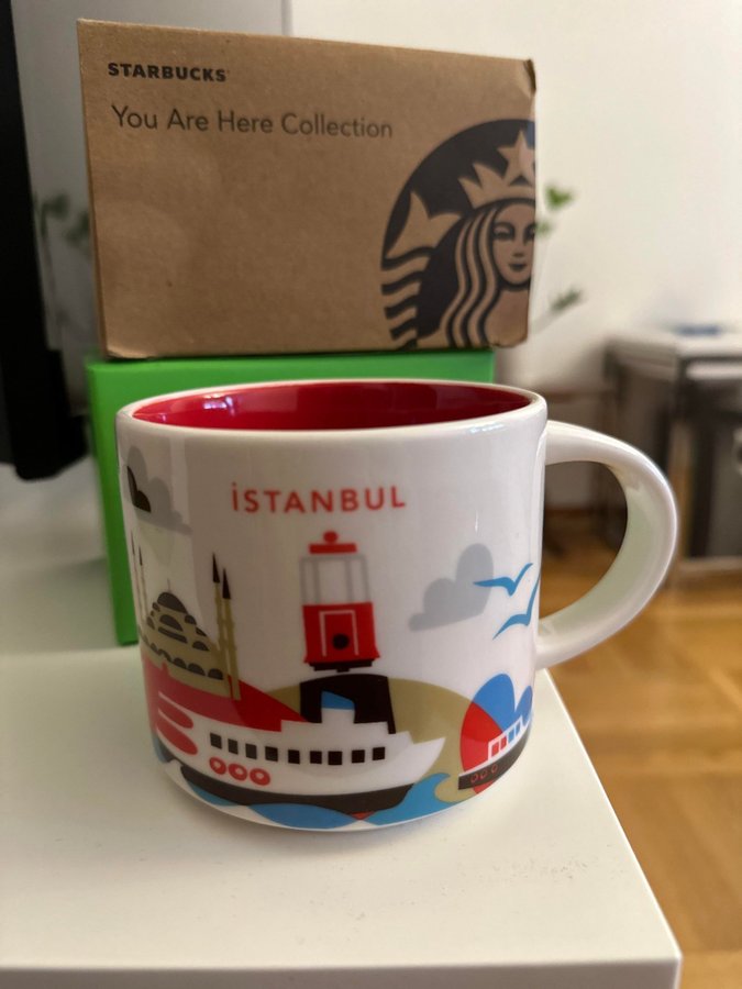 istanbul starbucks mugg mug cup you are here collection 414 ml