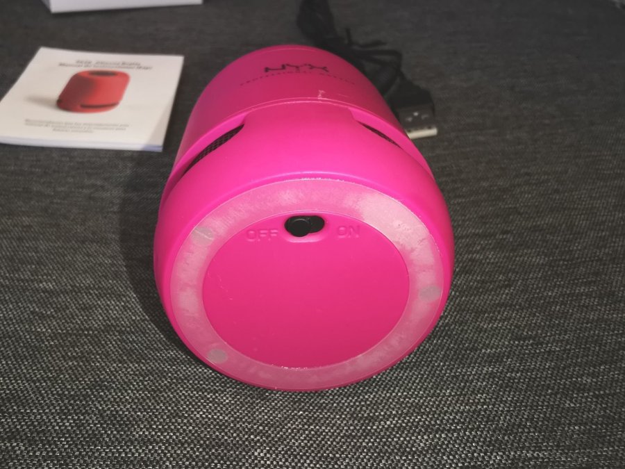 Högtalare Bluetooth Rosa portabel Speaker NYX Makeup