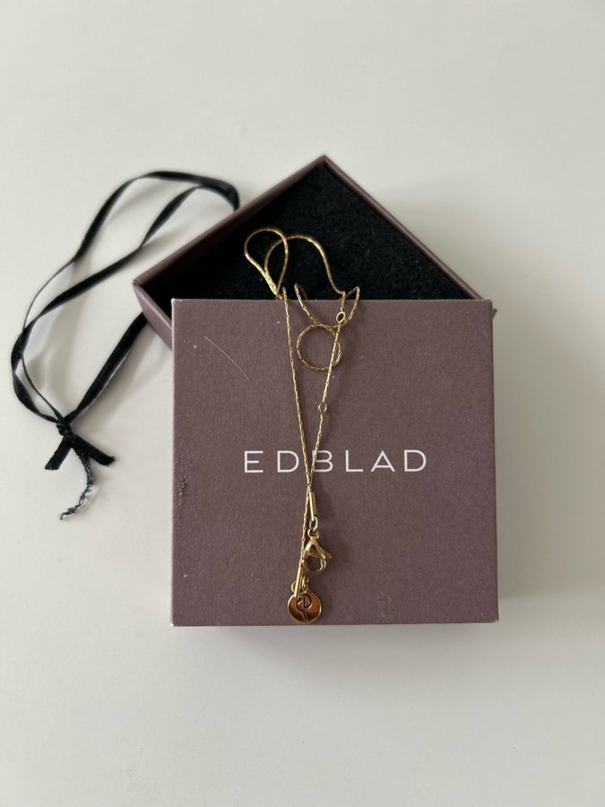 EDBLAD | Halsband blank 14K guldplätering.