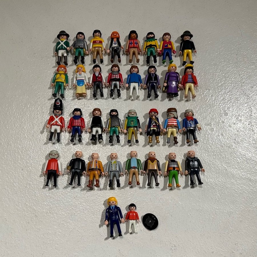 Playmobil Retro Figurer 34 st