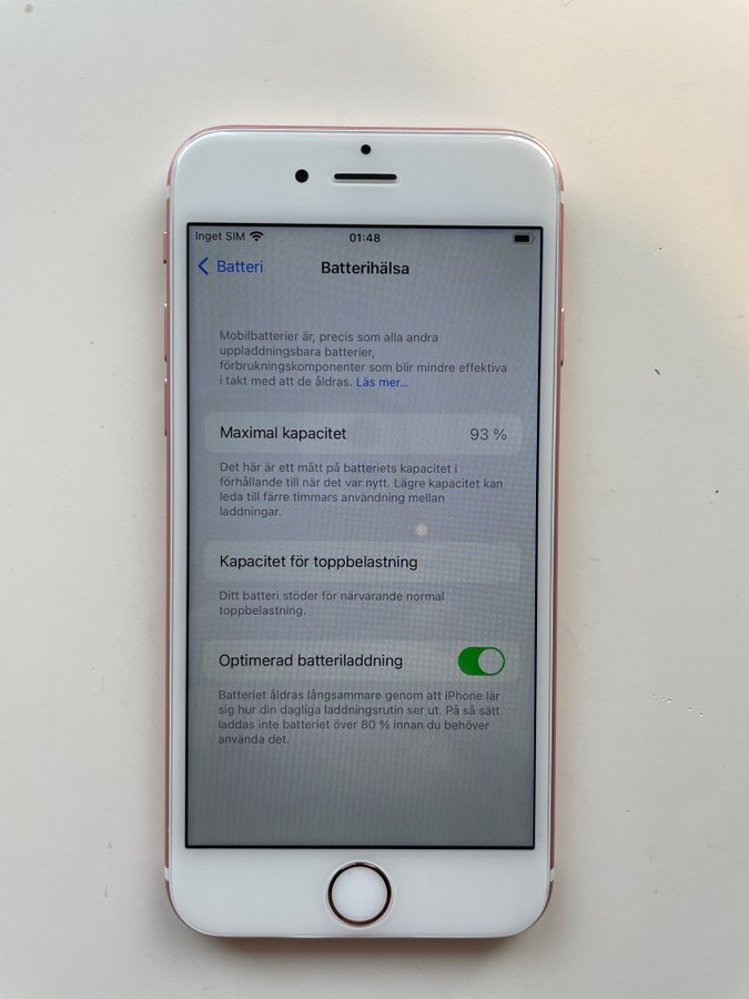 iPhone 6s 128GB Rose/vit