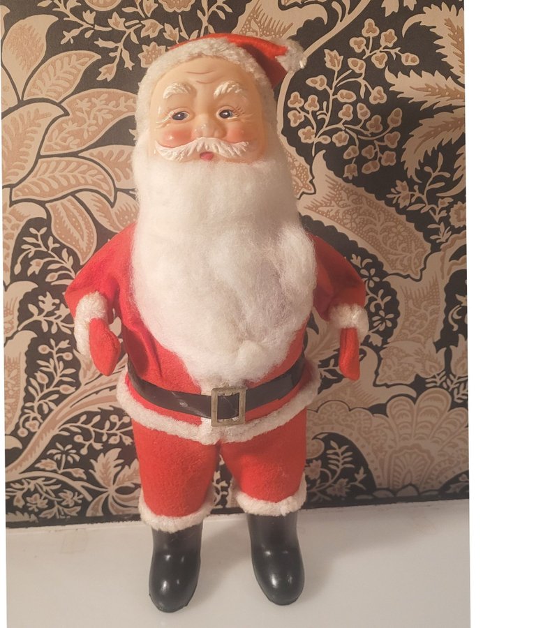 Jultomte i plast äldre retro