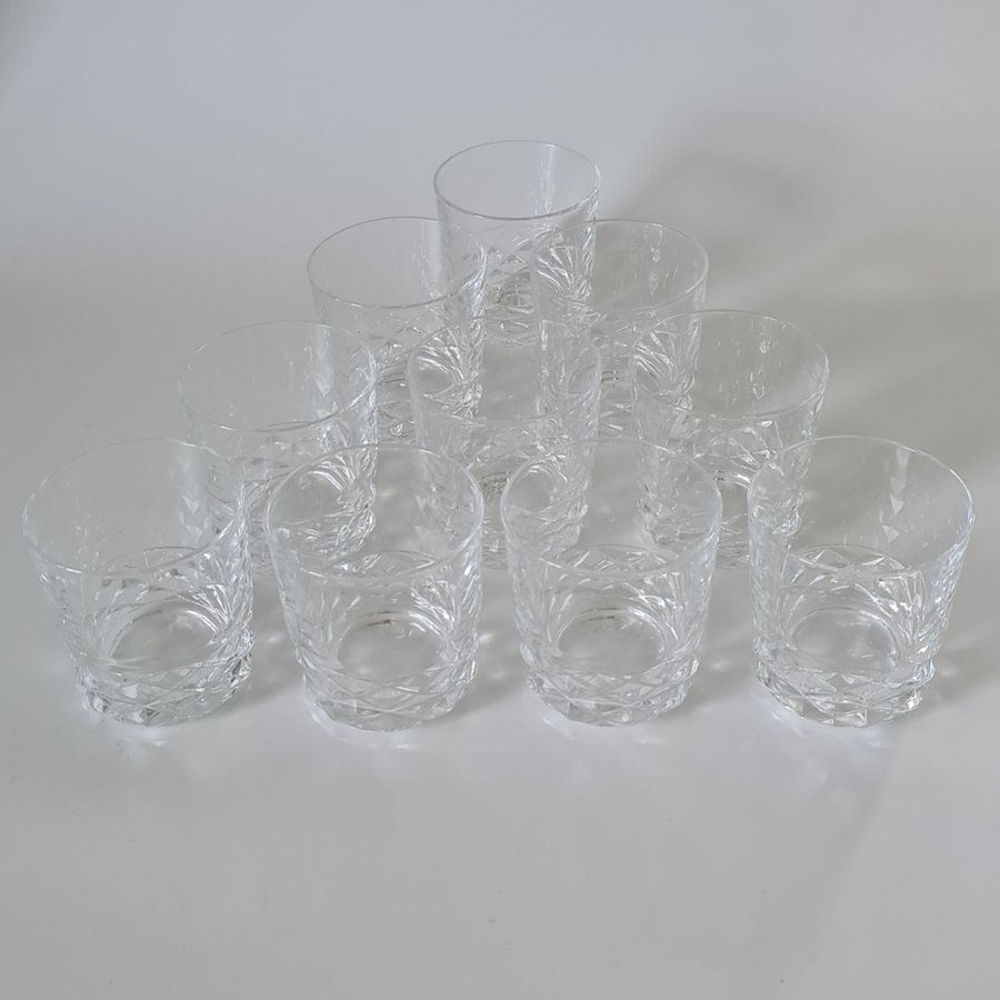 10 WHISKYGLAS / SELTERSGLAS