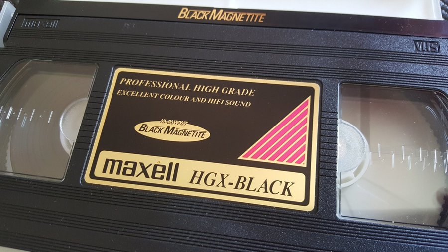 Maxell HGX-Black VHS-kassett