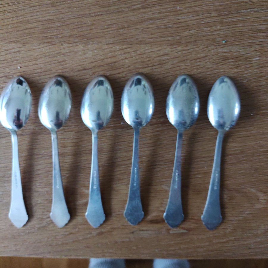 Kaffeskedar nysilver