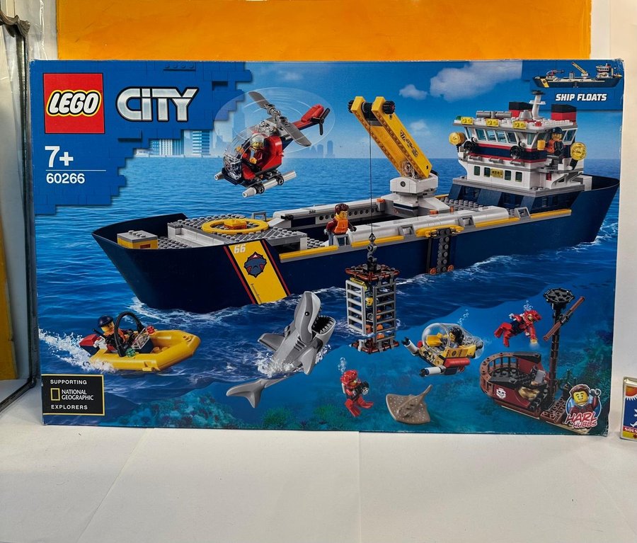 LEGO 60266 City Oceans Hav –utforskarskepp (Antal delar 745)Obrutna förpackning