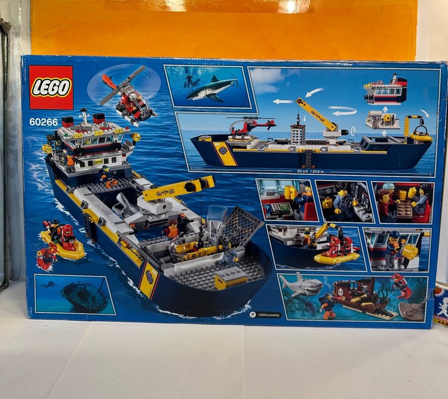 LEGO 60266 City Oceans Hav –utforskarskepp (Antal delar 745)Obrutna förpackning