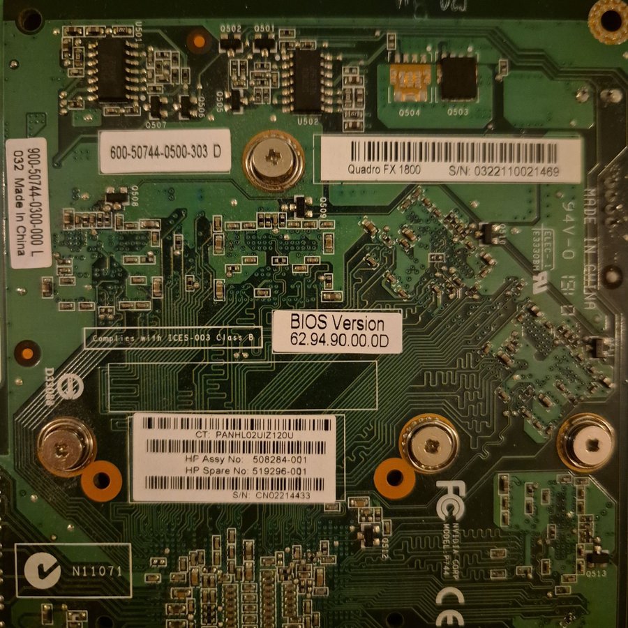 NVIDIA Quadro FX 1800