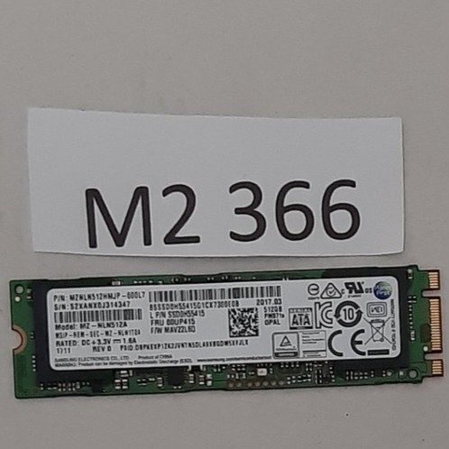 SSD Samsung M2 512GB SATA OPAL formfaktor 2280