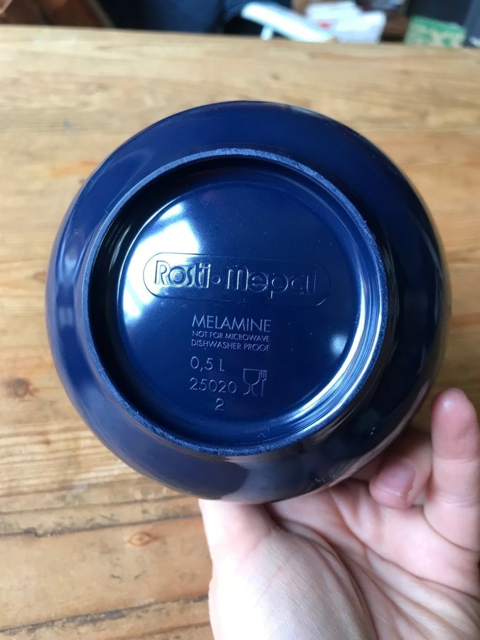 Rosti Mepal skål 0,5 liter mörk blå