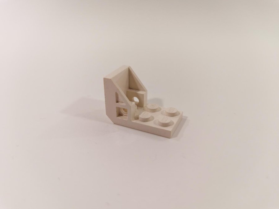 Lego - bracket - space - rymd - stol - seat - part 4598 - vit