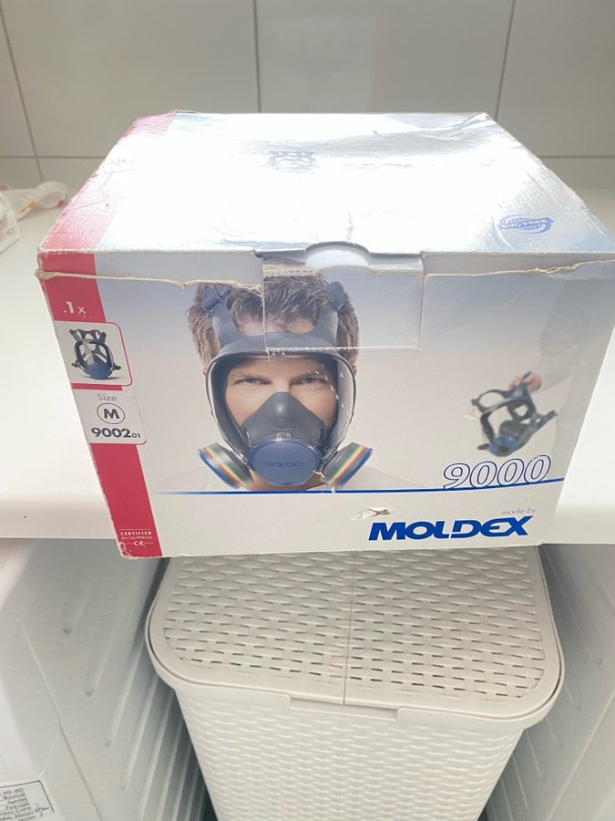 MOLdex 9000 Full Face Respirator Mask Storlek M