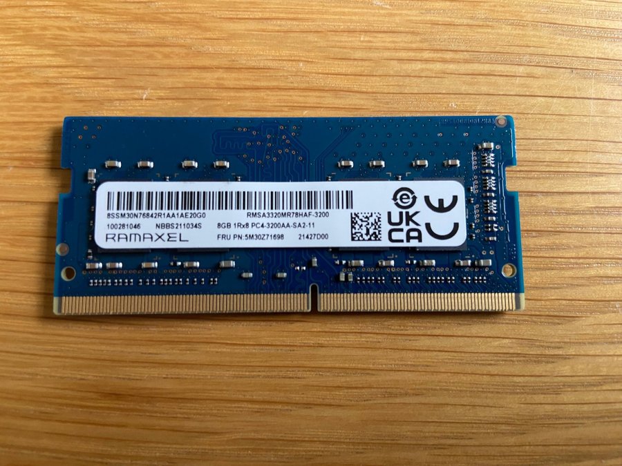 RAM SODIMM 8GB DDR4 3200Mhz