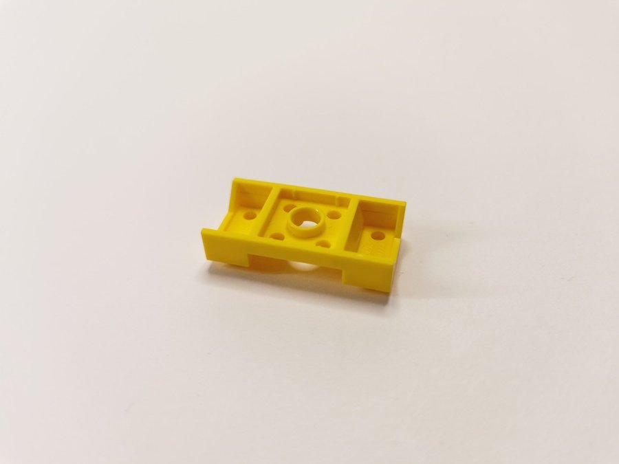 Lego - fordon - hjulhus - hål - 2x4 - part 60212 - gul