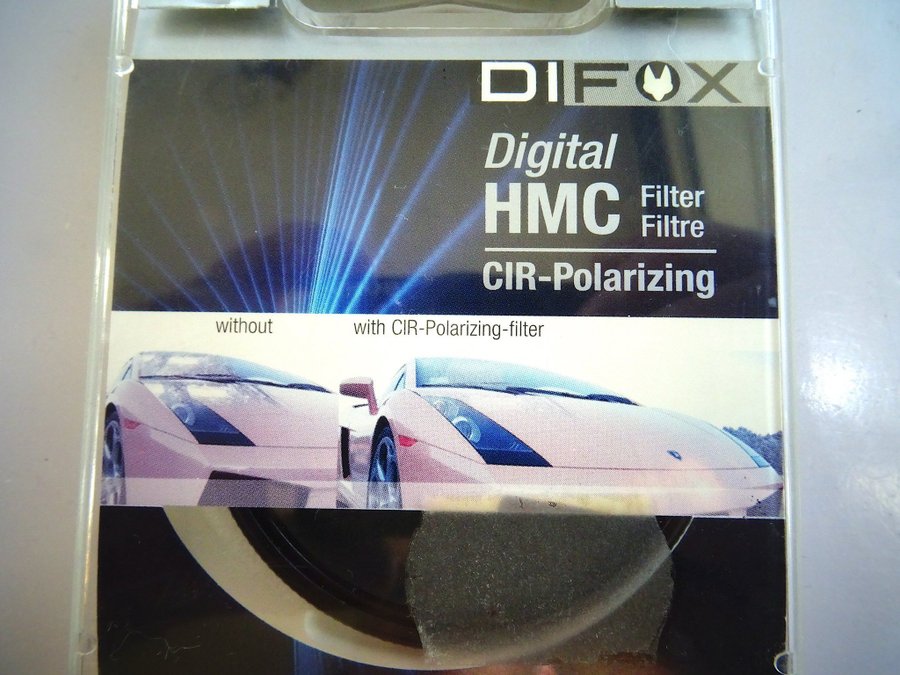 Polarisering filter. Difox Digital HMC C-PL 52mm Filter. HELT NYTT.