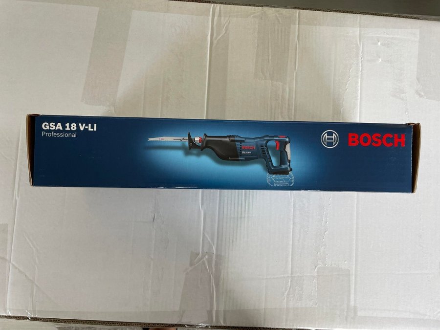 Bosch GSA 18 V-LI Professional (OÖPPNAD) HELT NY