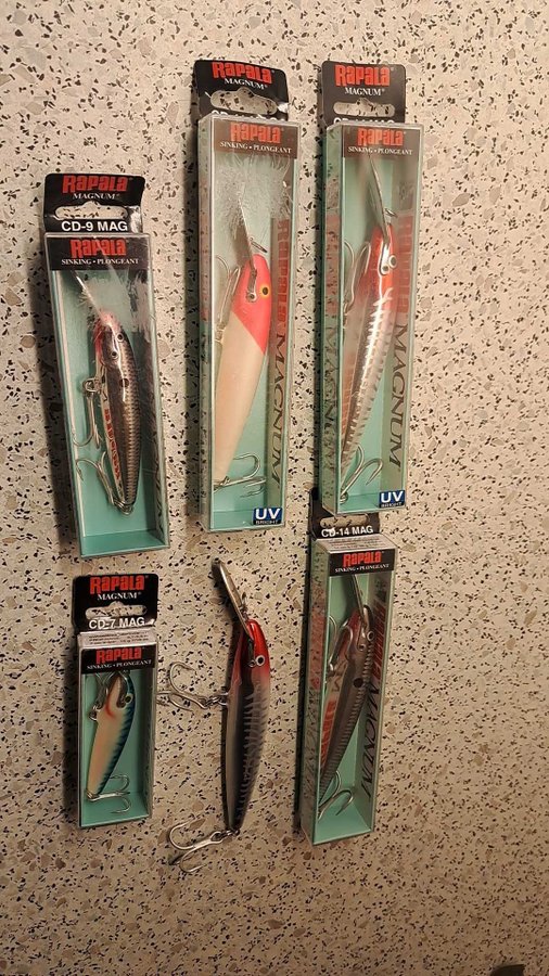 6 Rapala Magnum countdown