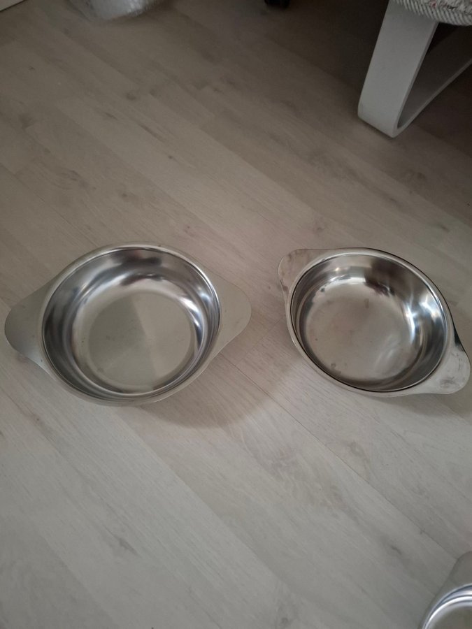 Rostfria skålar Gense sweden stainless