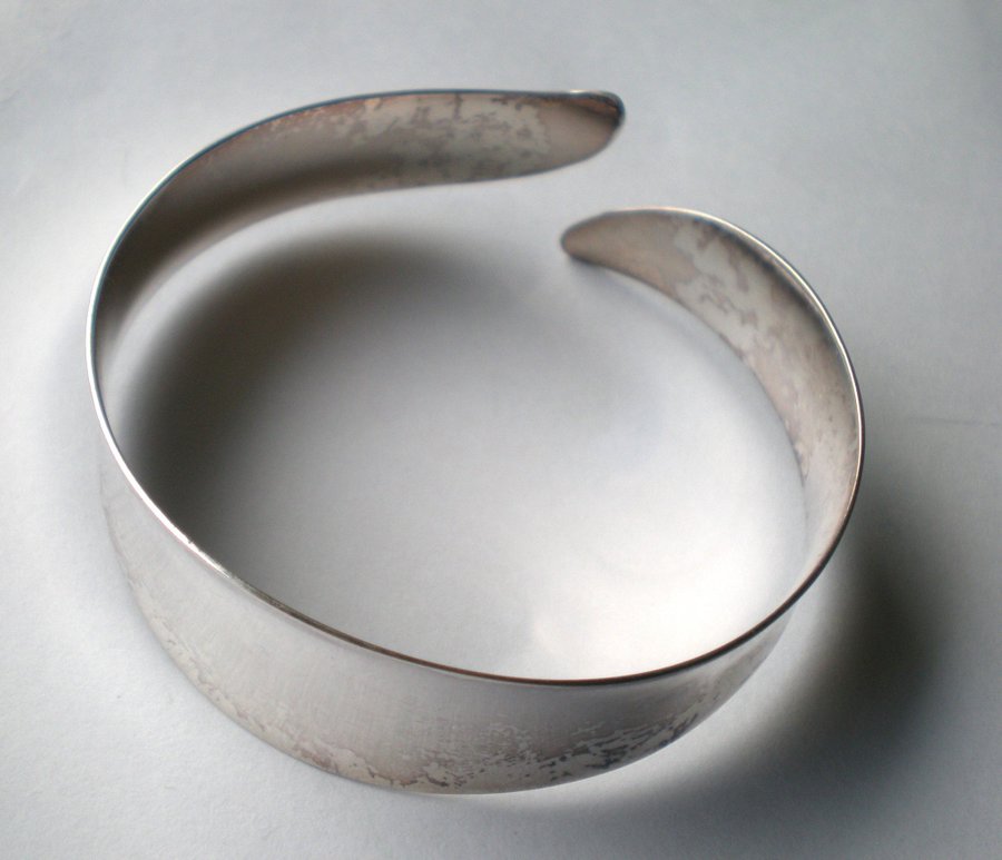 Firma Alexander Tillander armring silver Helsingfors 1977 Finland