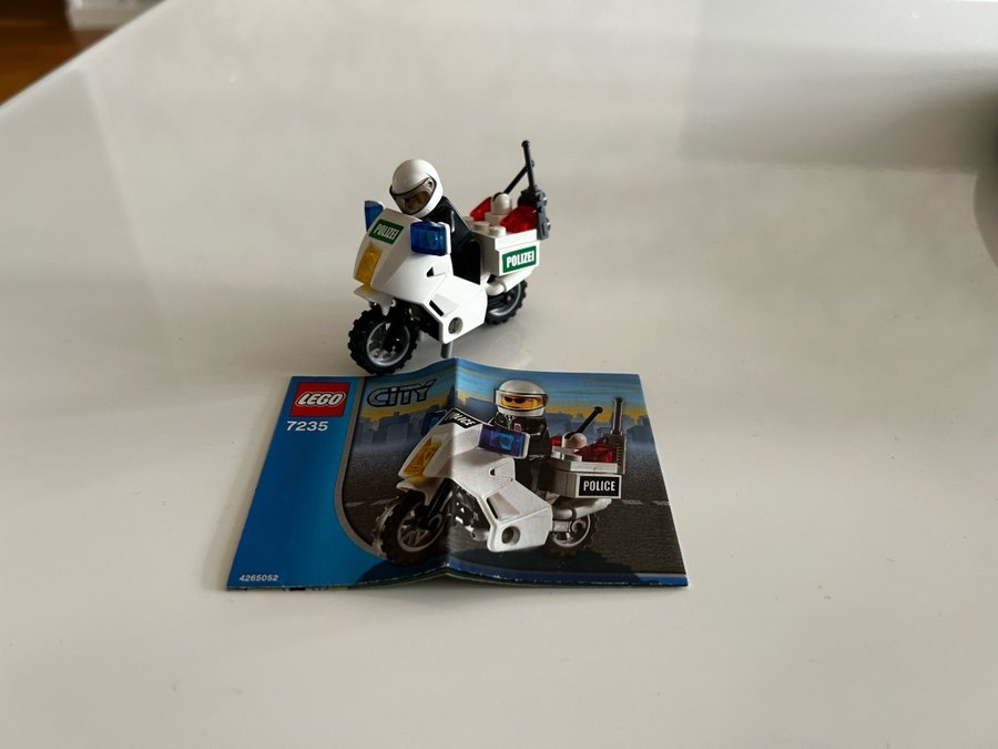 Lego City Polismotorcykel - 7235