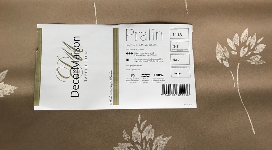 Tapet från DecorMaison - Pralin 1113